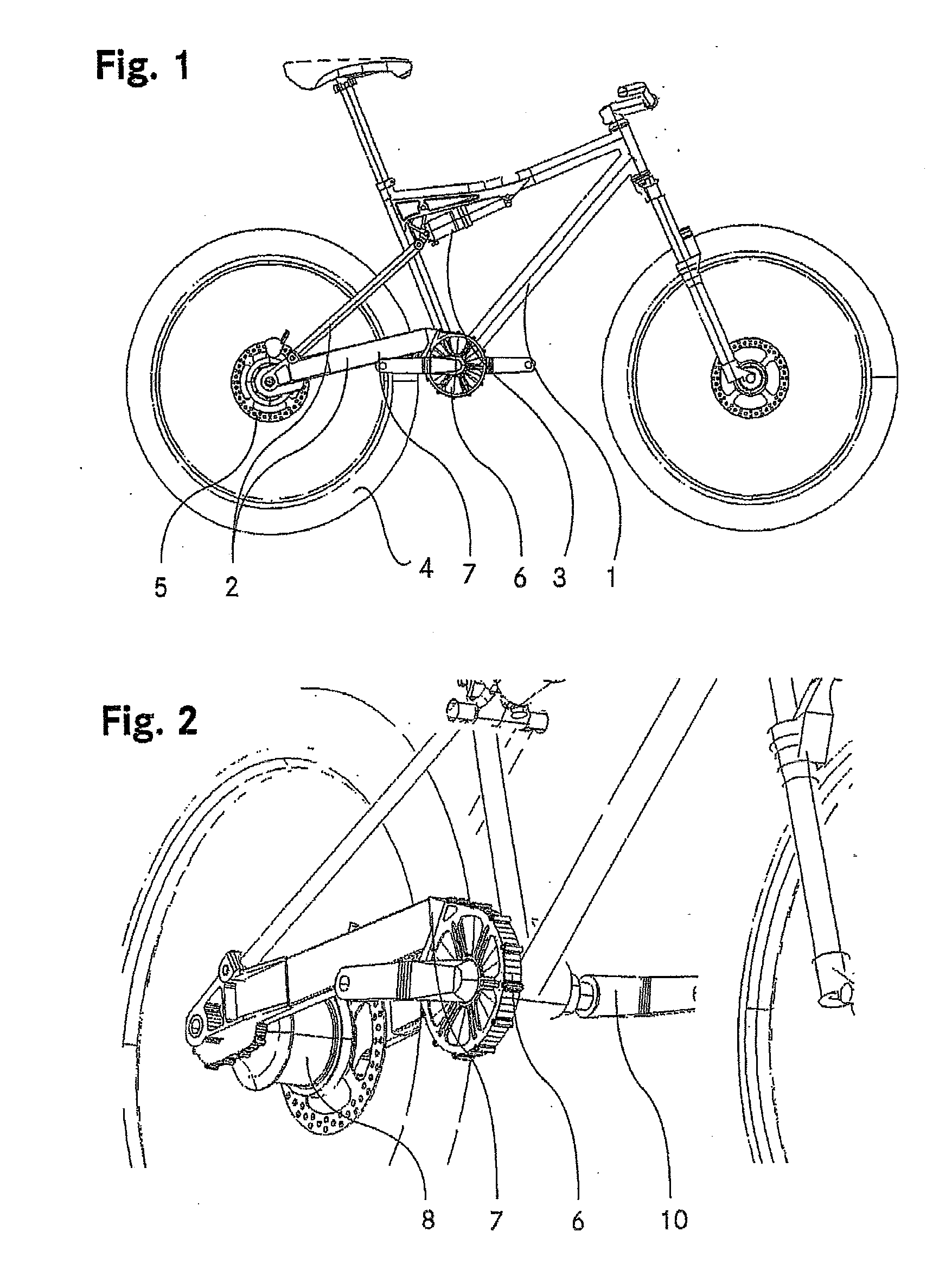 Drive for a two-wheeled vehicle