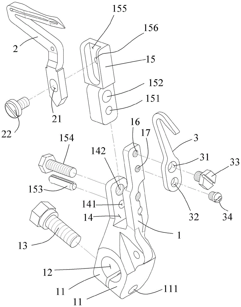 Hook ring swing seat device for sewing machine and adjusting method thereof