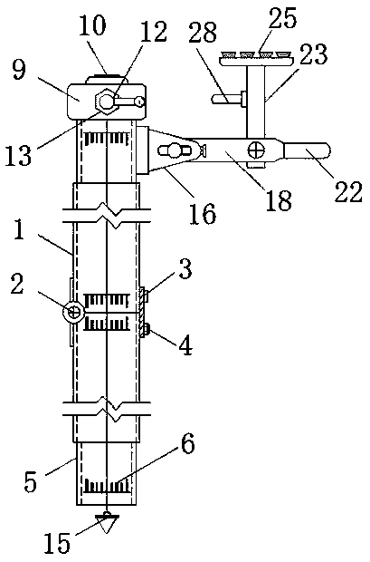 Engineering quality test device applied to building shear wall stress test