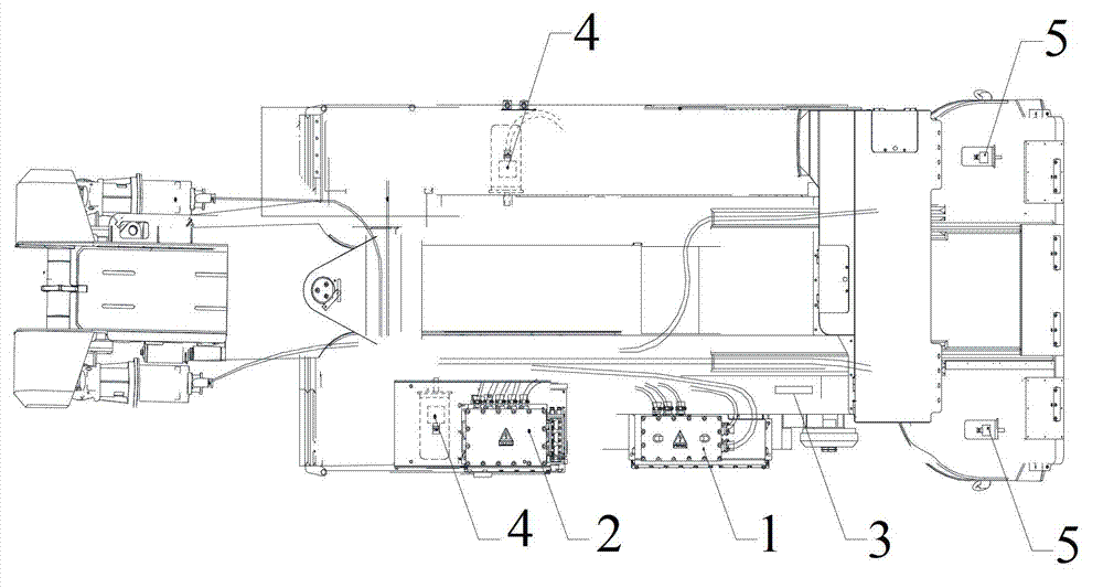 Continuous milling machine and traveling and loading control system