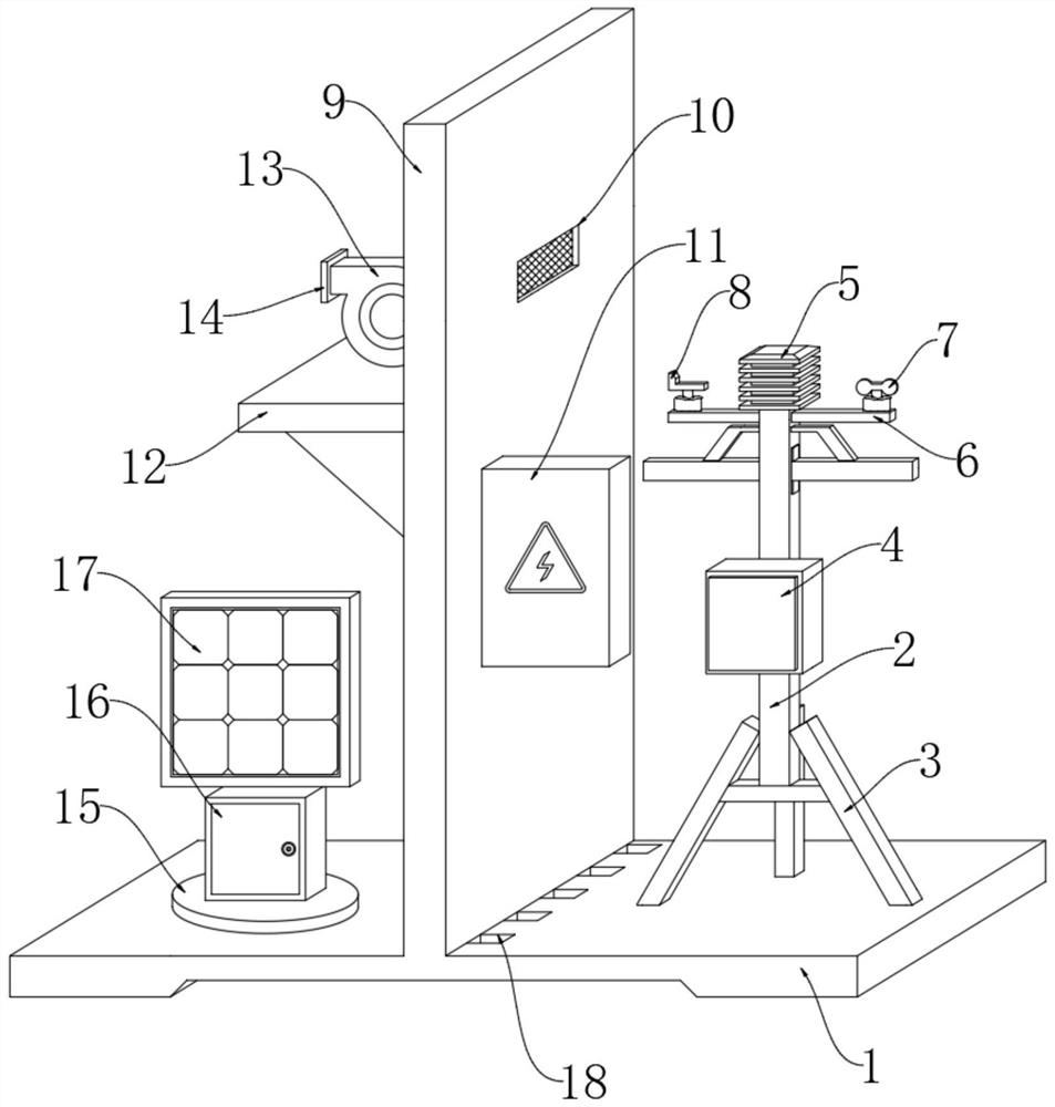 Industrial plant air quality monitoring and control unit