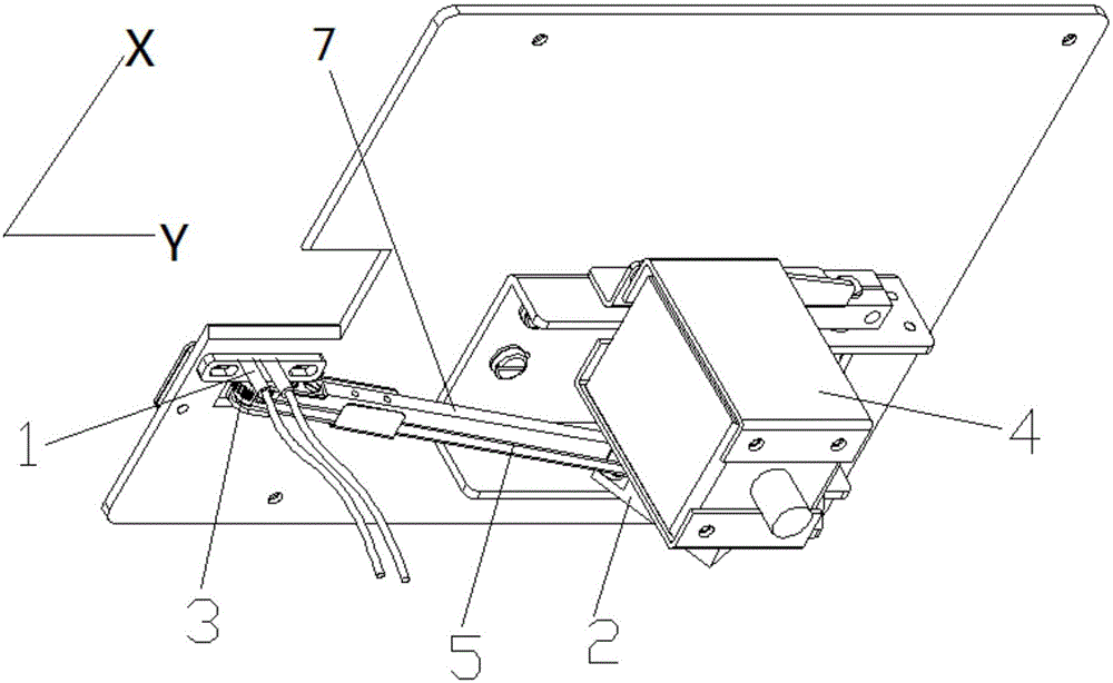 Automatic edge control device of industrial sewing machine