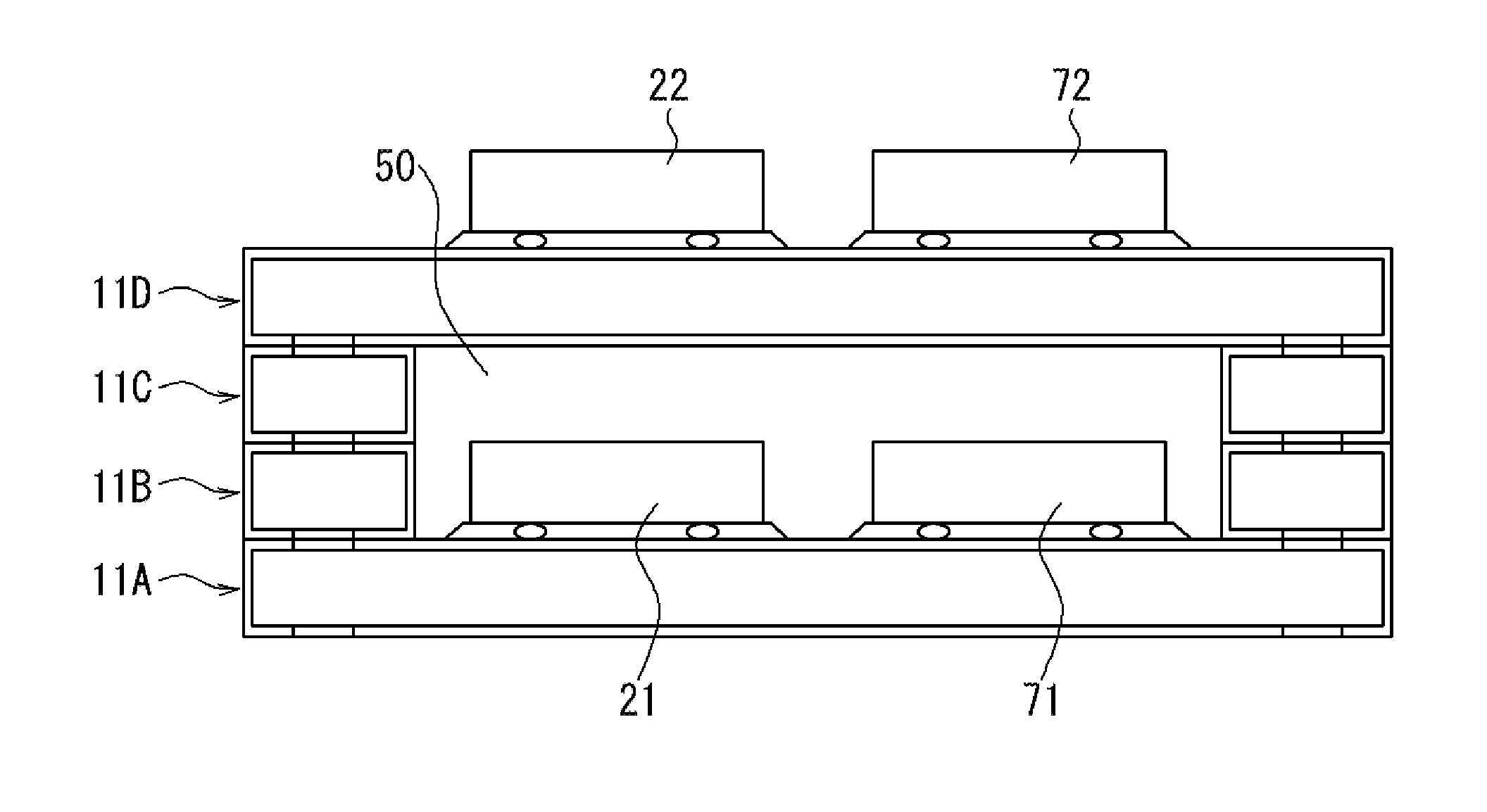 Multichip module, on board computer, sensor interface substrate, and the multichip module manufacturing method