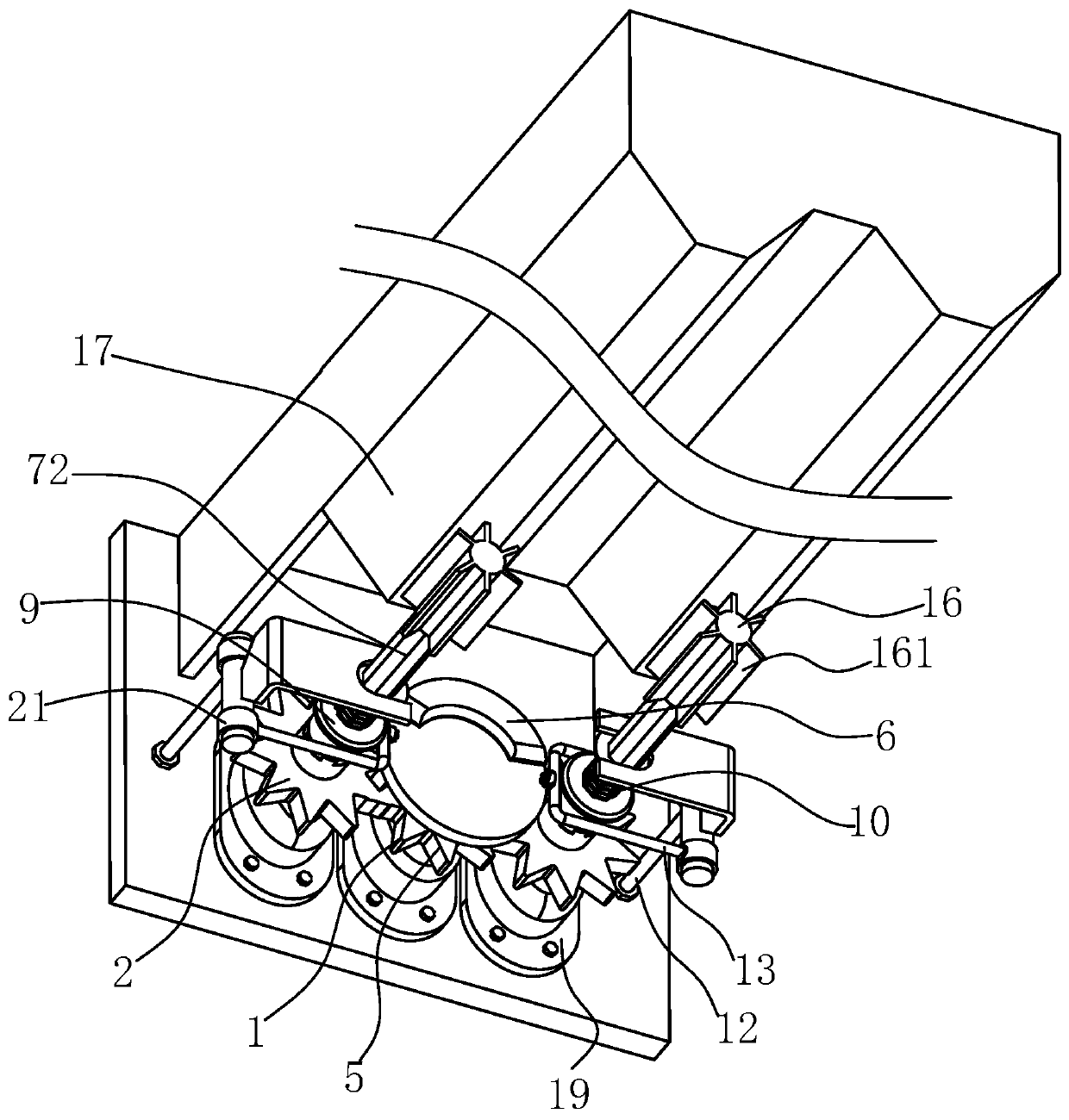 Transmission mechanism, sowing device and sowing method