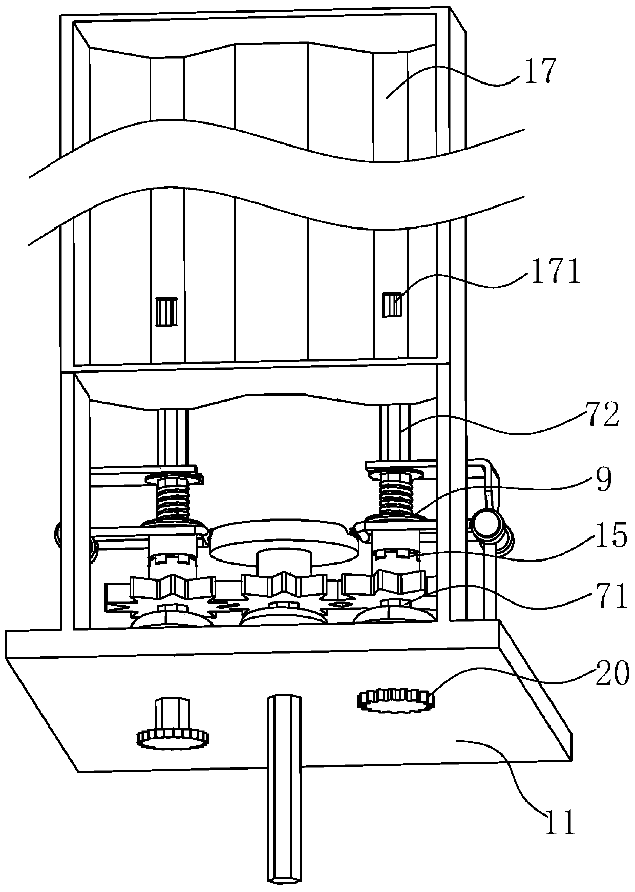 Transmission mechanism, sowing device and sowing method