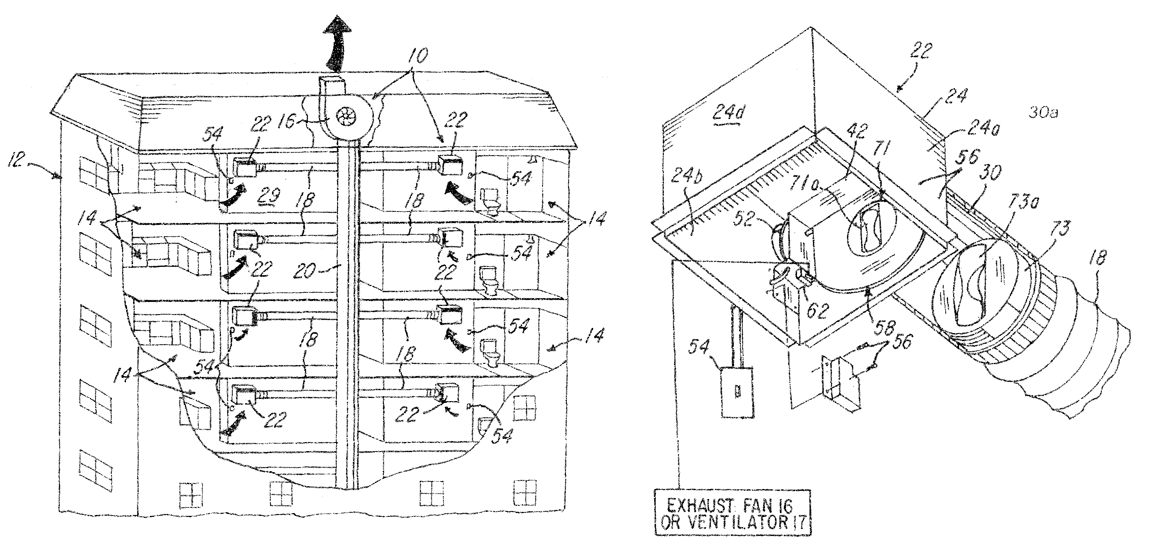 Method and apparatus for passively controlling airflow