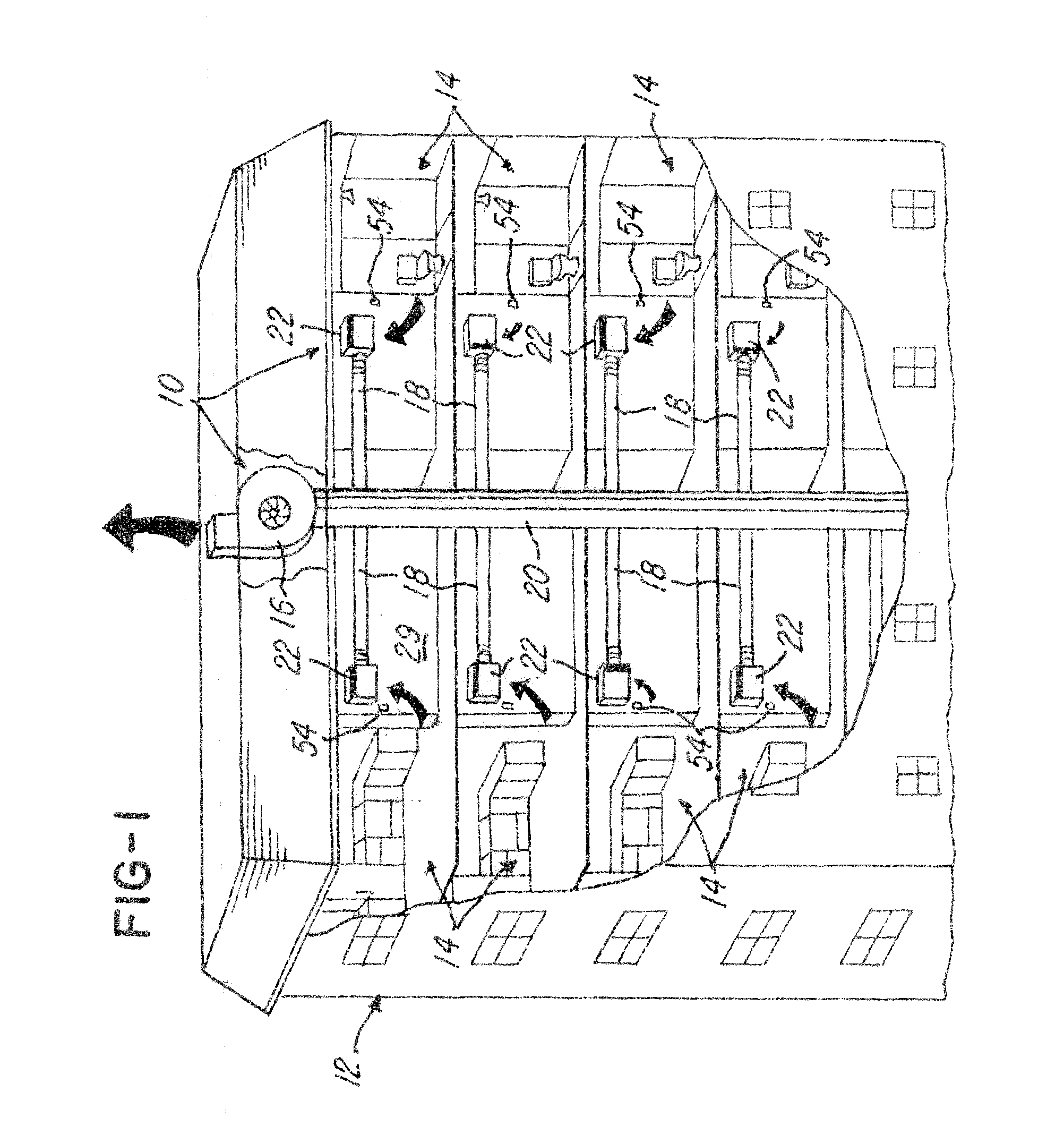 Method and apparatus for passively controlling airflow