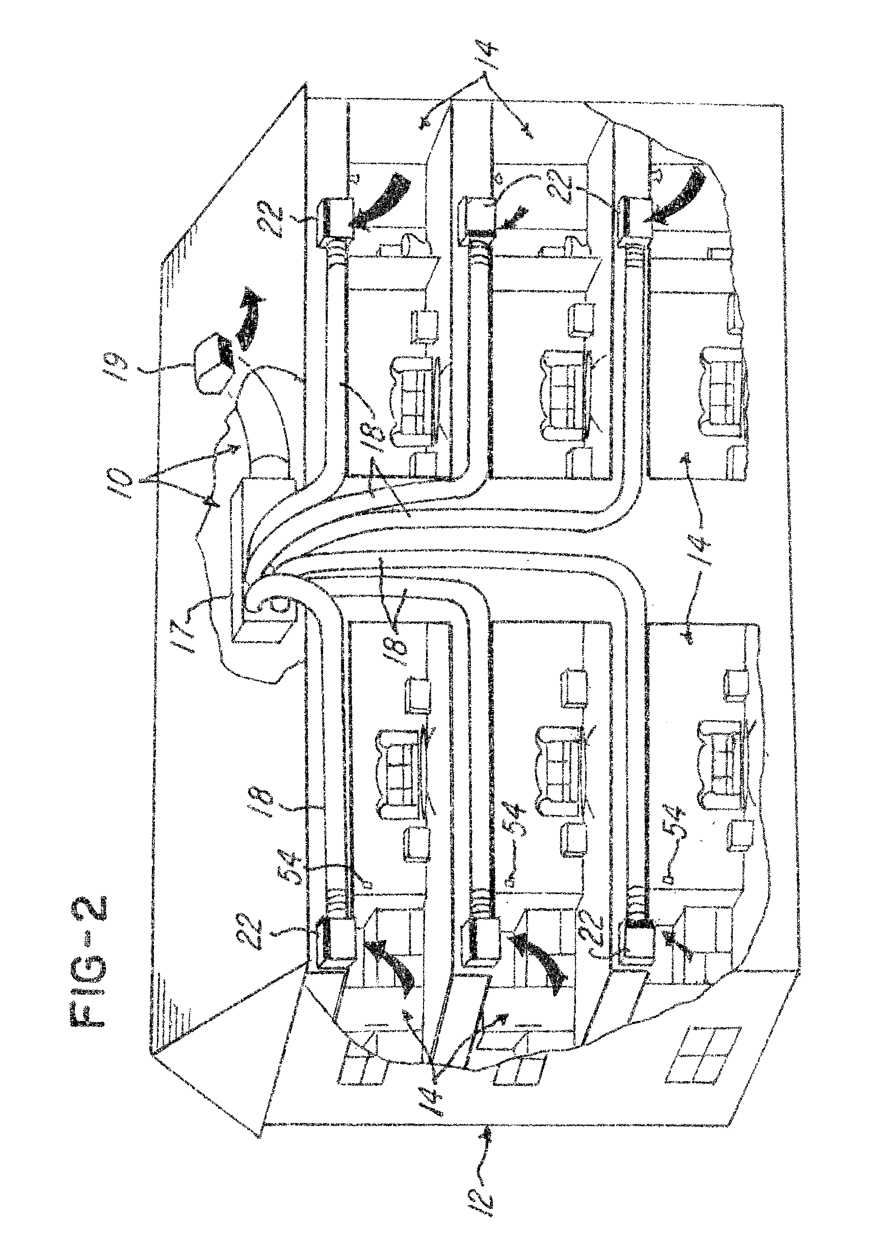 Method and apparatus for passively controlling airflow