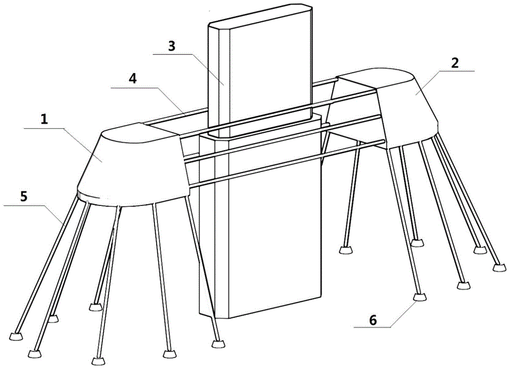 Tension leg floating box pier anti-collision protection device