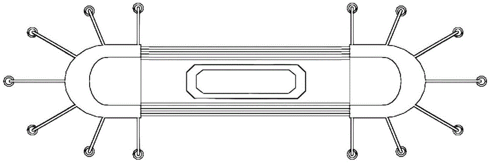 Tension leg floating box pier anti-collision protection device