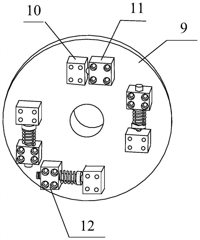 Calibrating device and calibrating method for borehole clinometer