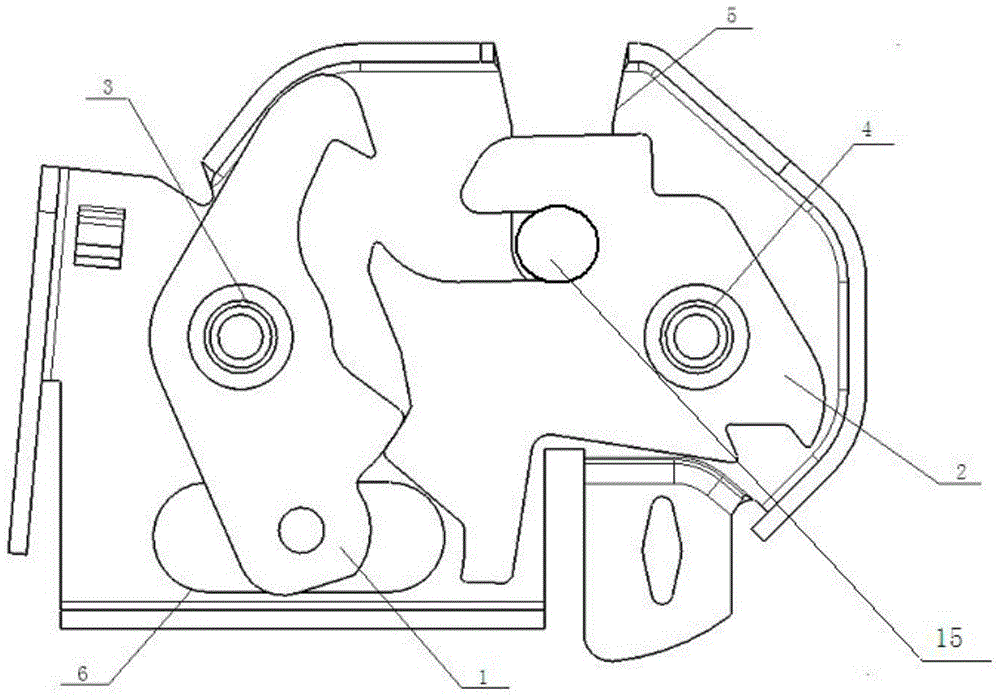 Luggage lock structure