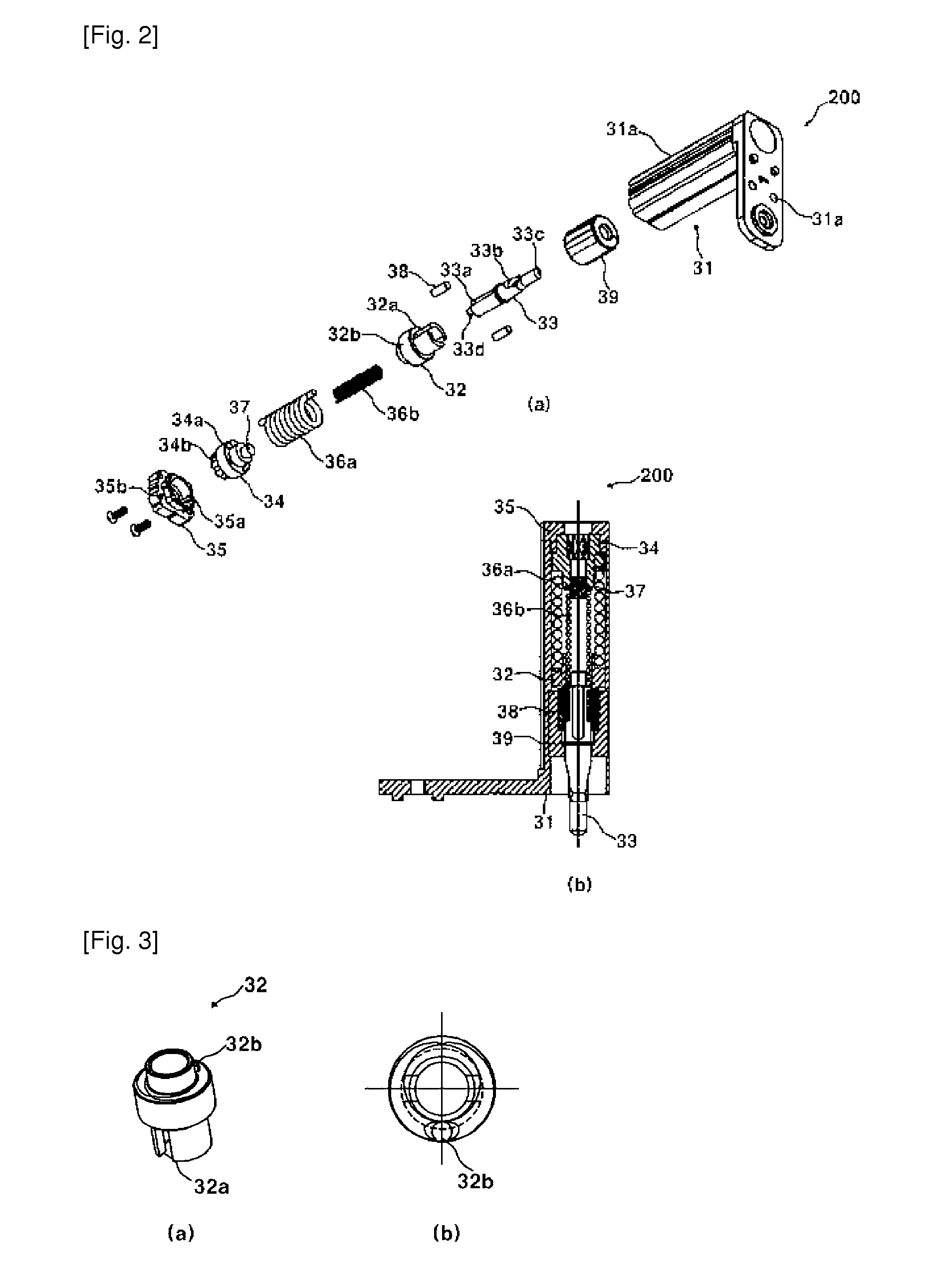 Separated type hinge apparatus with return function