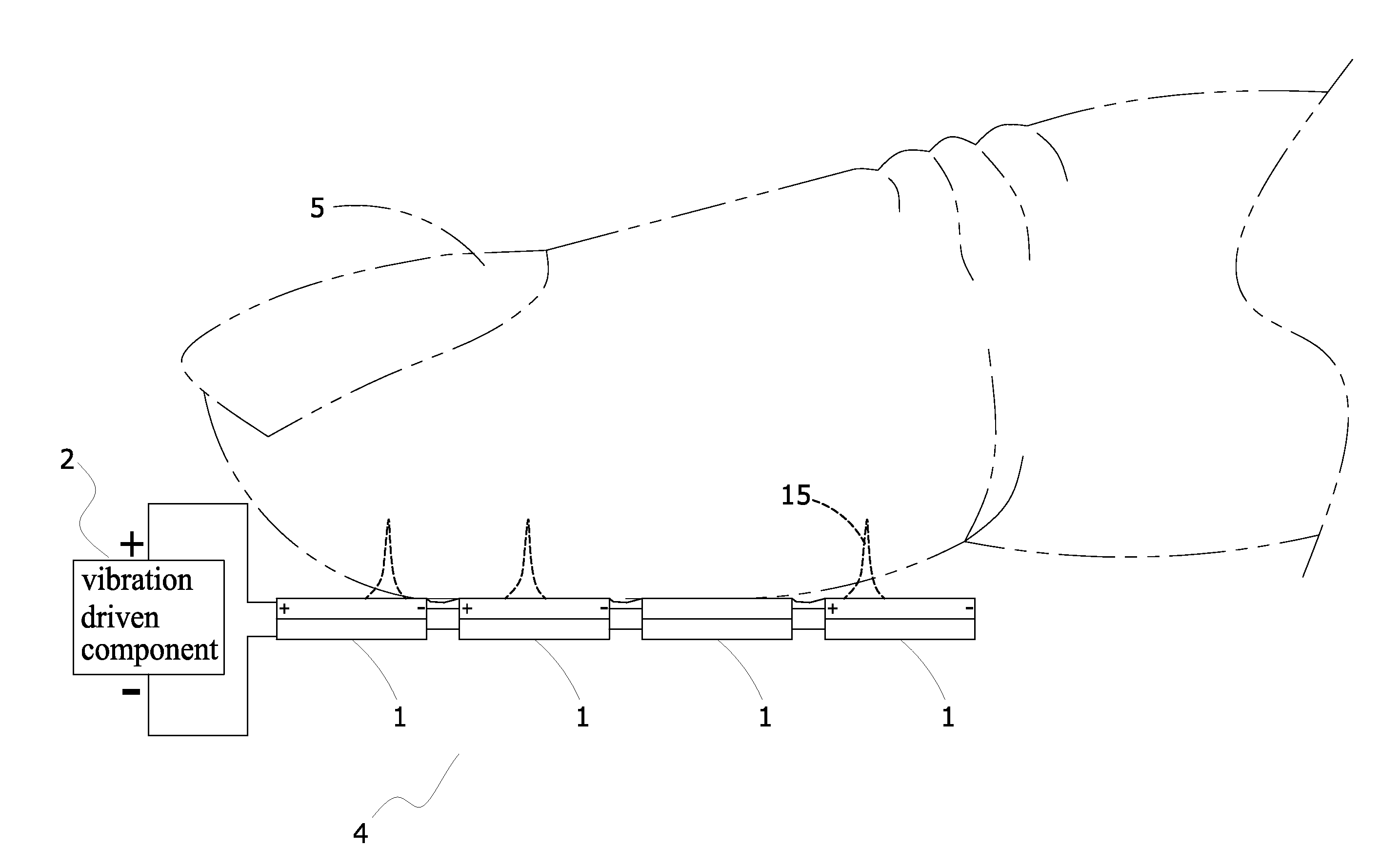 Light-transmitting vibration unit and module thereof