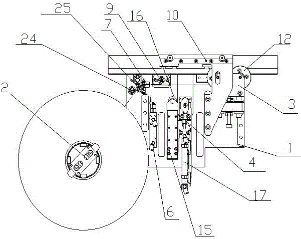 Automatic edge attaching device