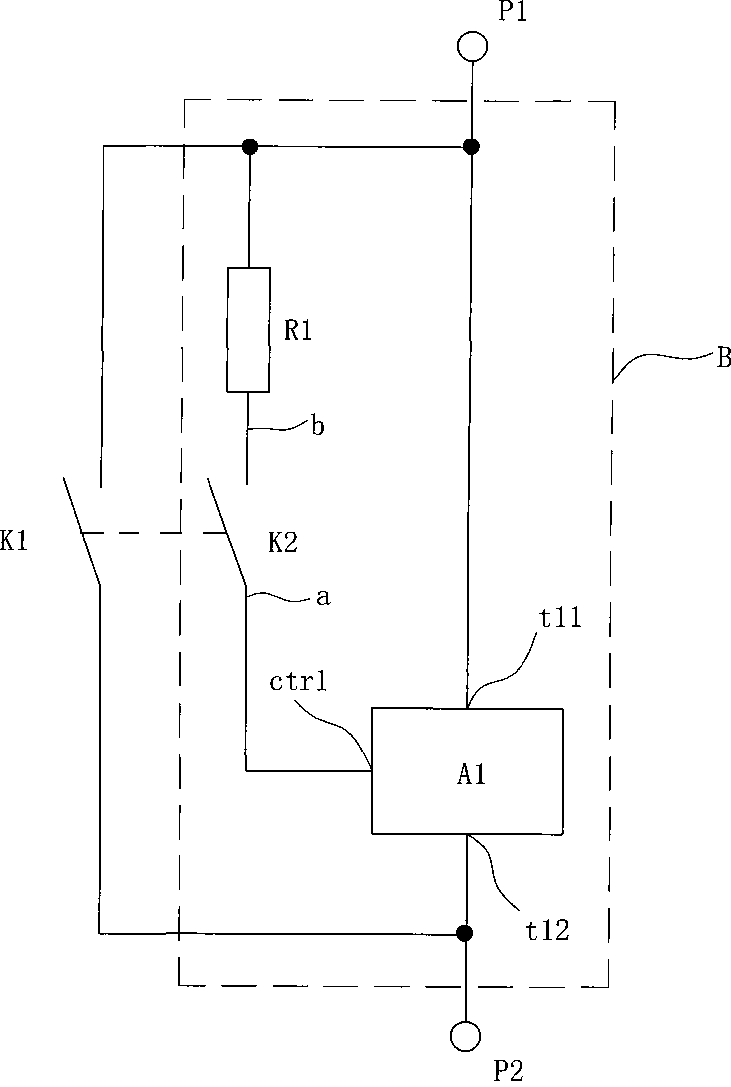 Switch crowbar circuit and control method thereof