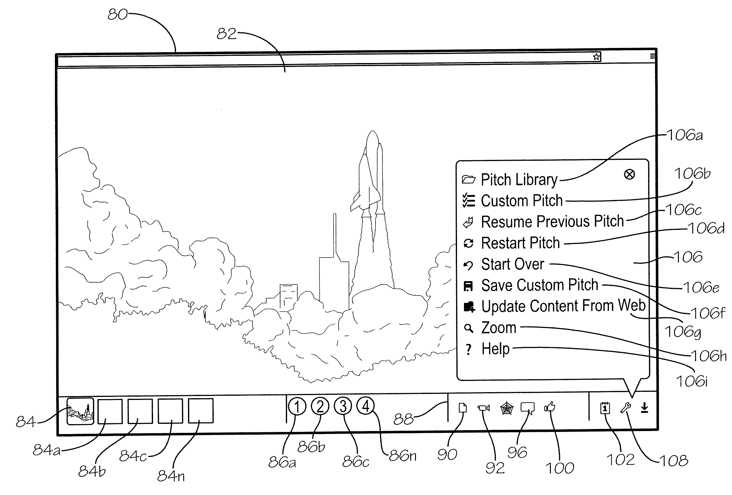 Presentation apparatus and method providing composer content control and presenter selection flexibility for crafting presentations