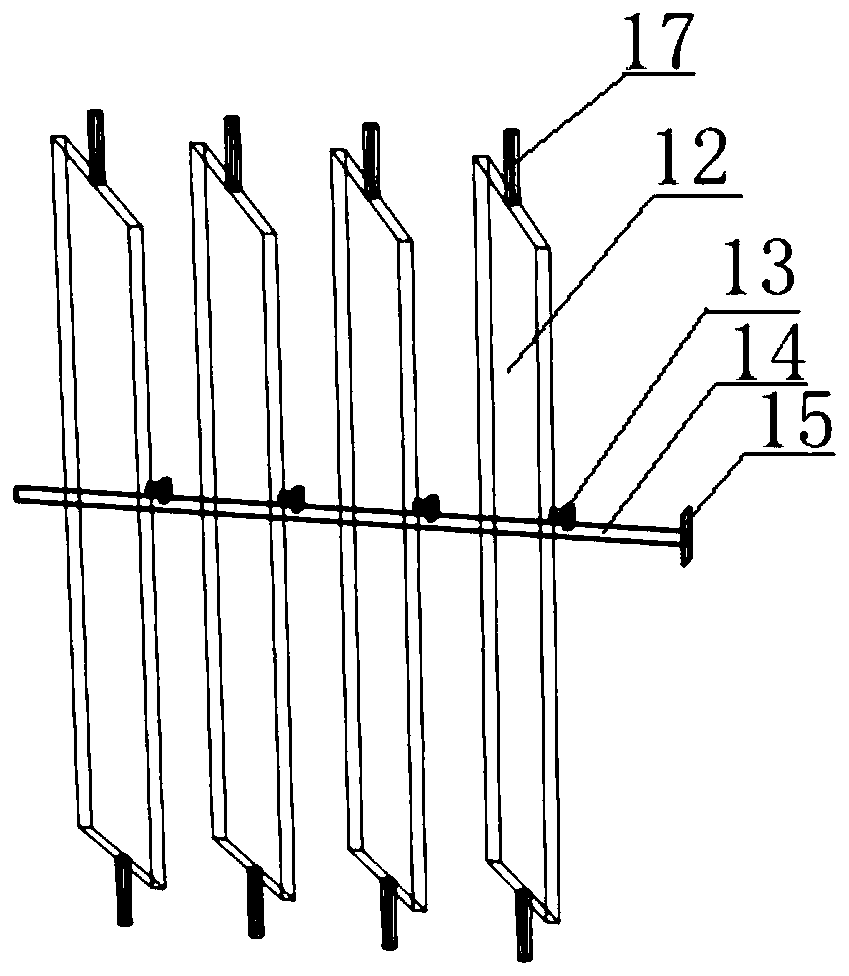 Air cooling and liquid cooling combined battery heat dissipation device and method