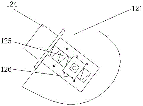 Die clamping and stripping device for epoxy resin casting workpiece