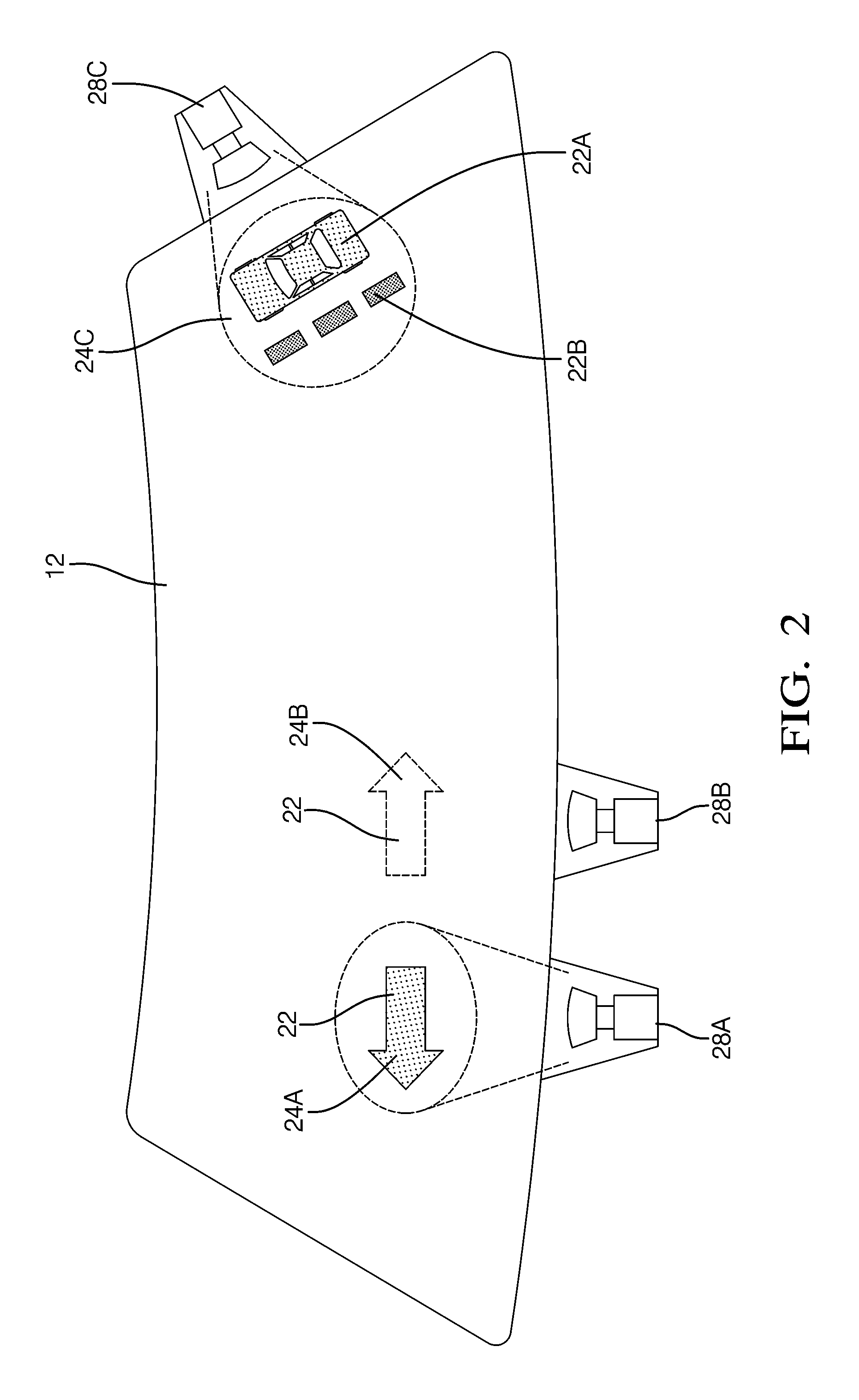 System and method of using fluorescent material to display information on a vehicle window