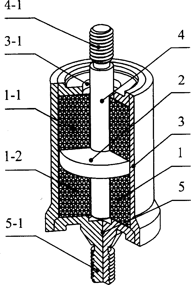 Multifunction metal rubber flexible connecting piece