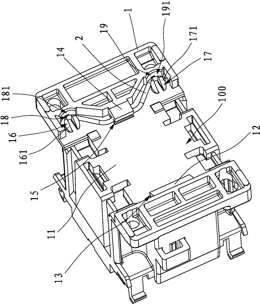 Mounting structure for appliance guide rail