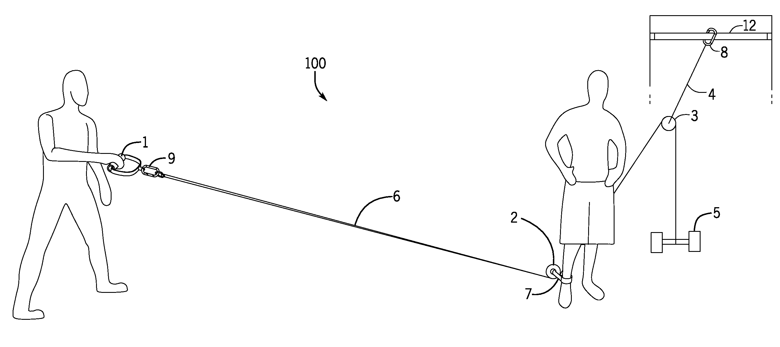 Portable Pulley Training System