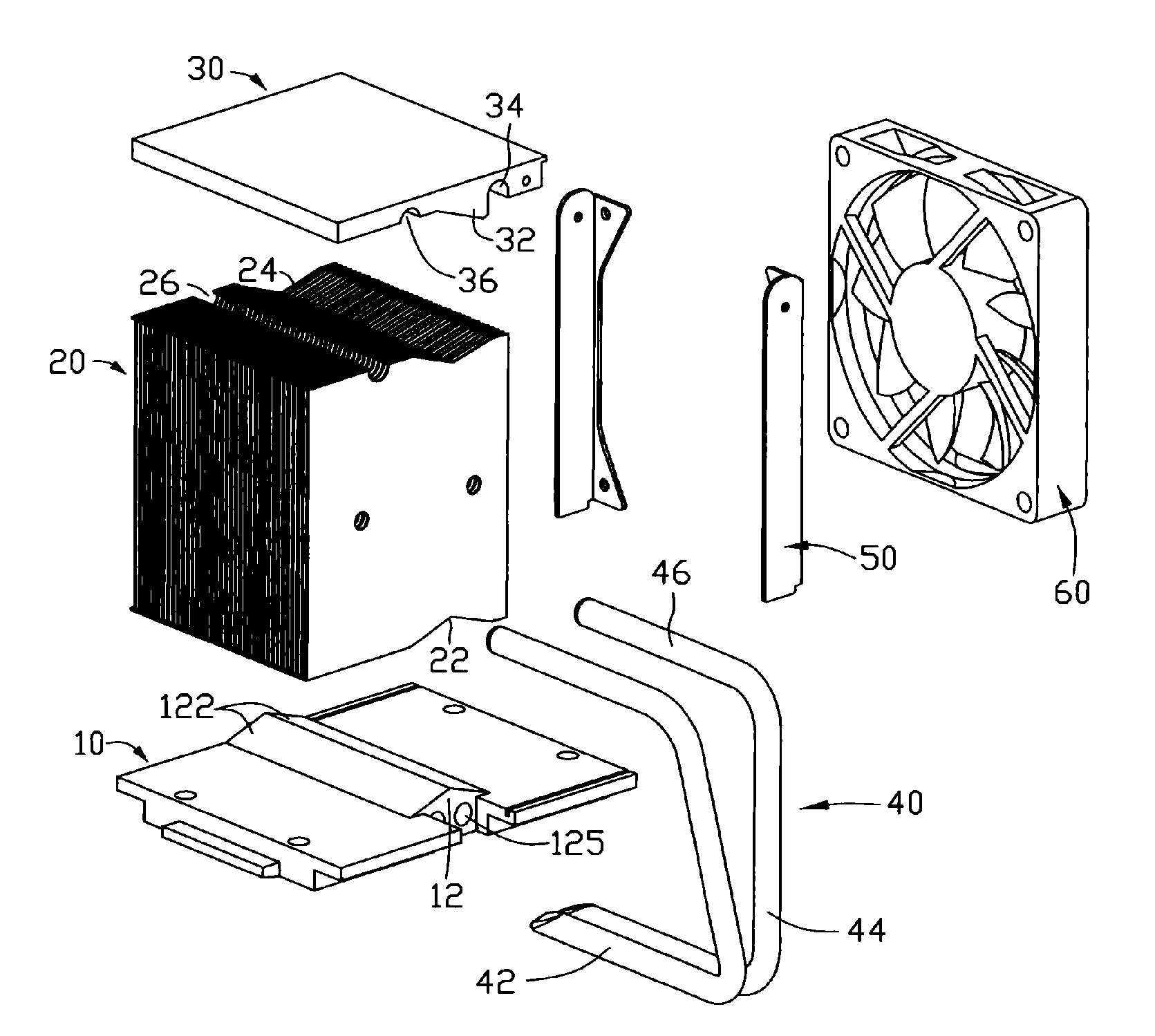 Heat pipe type heat dissipation device