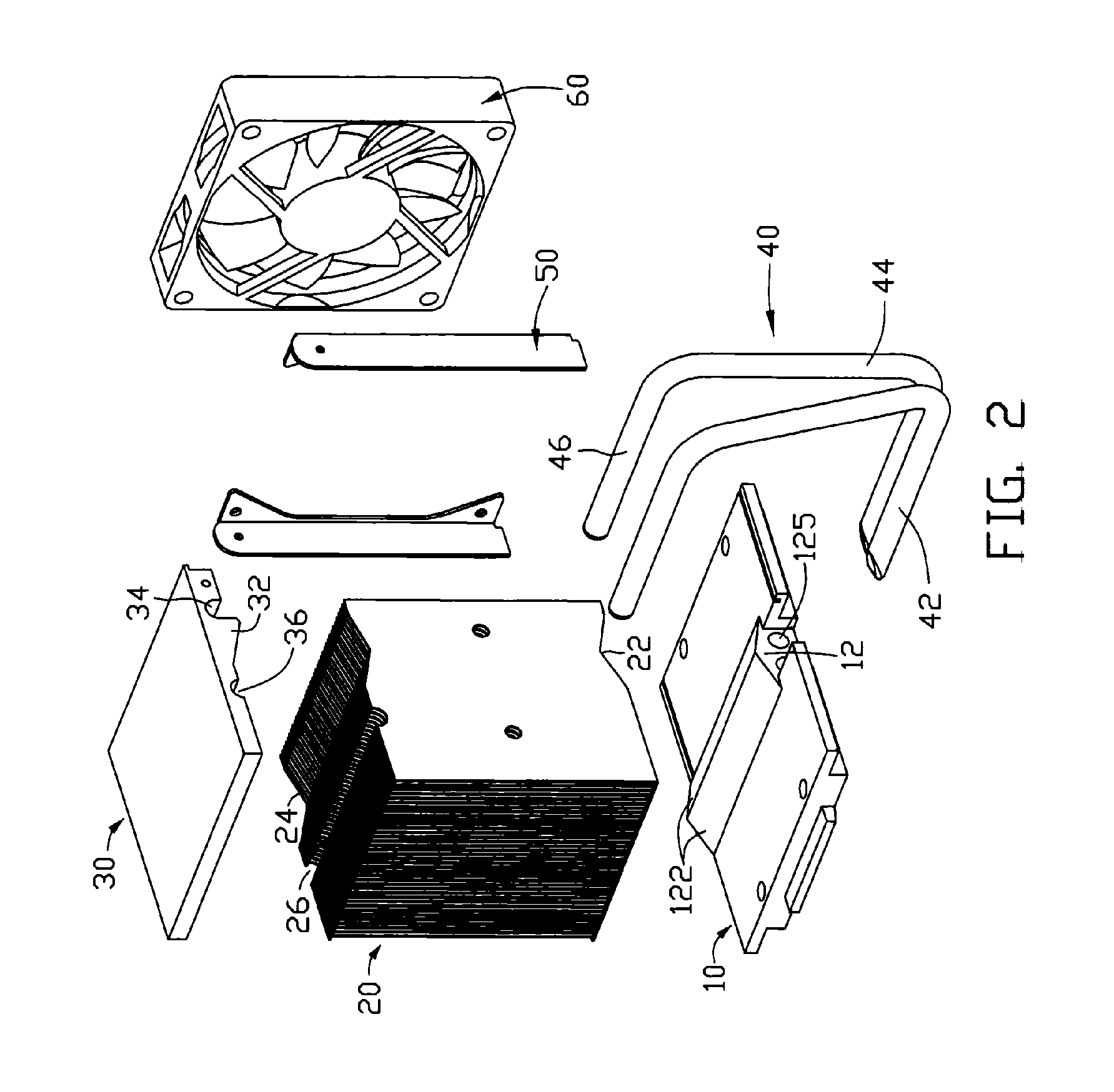 Heat pipe type heat dissipation device