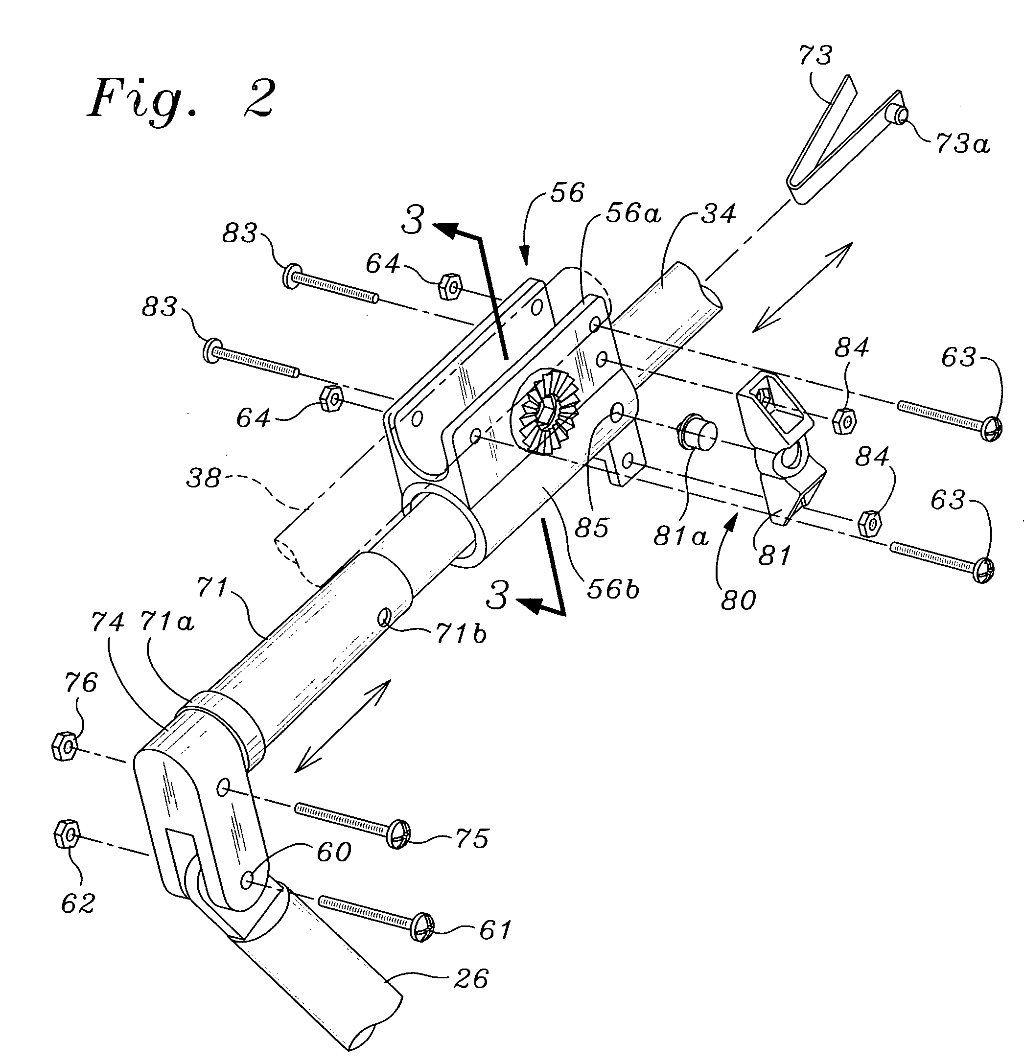 Foldable jogging stroller