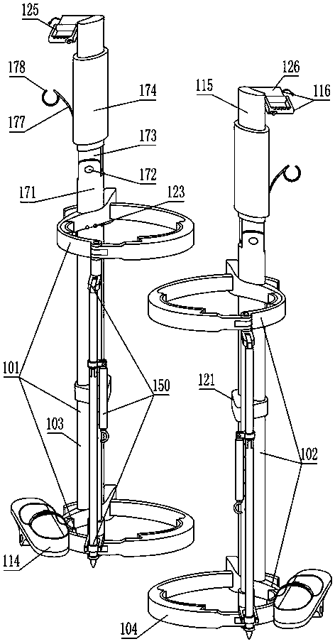 Intelligent climbing auxiliary robot