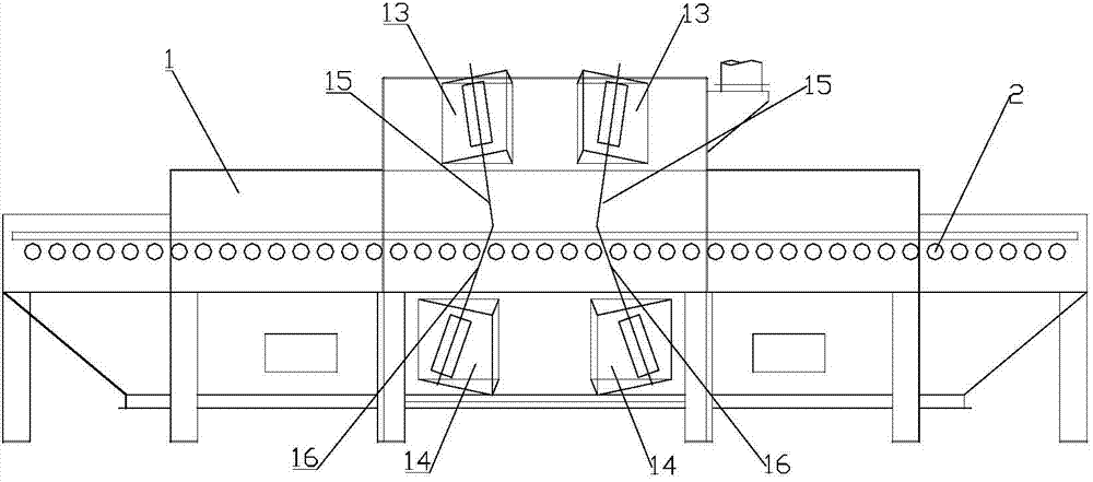 Hub shot blasting machine