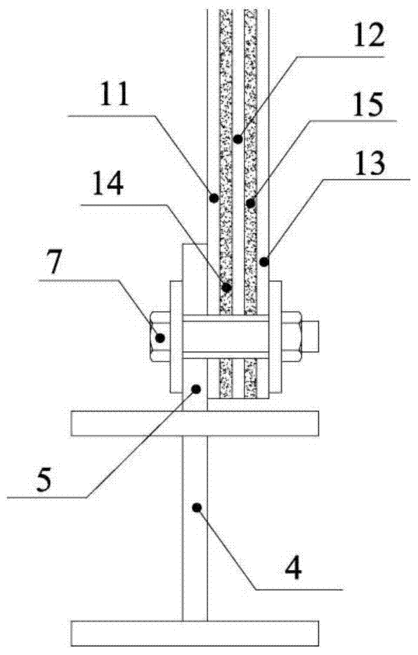 A kind of steel plate shear wall with two-way arrangement of multi-layer oblique grooves