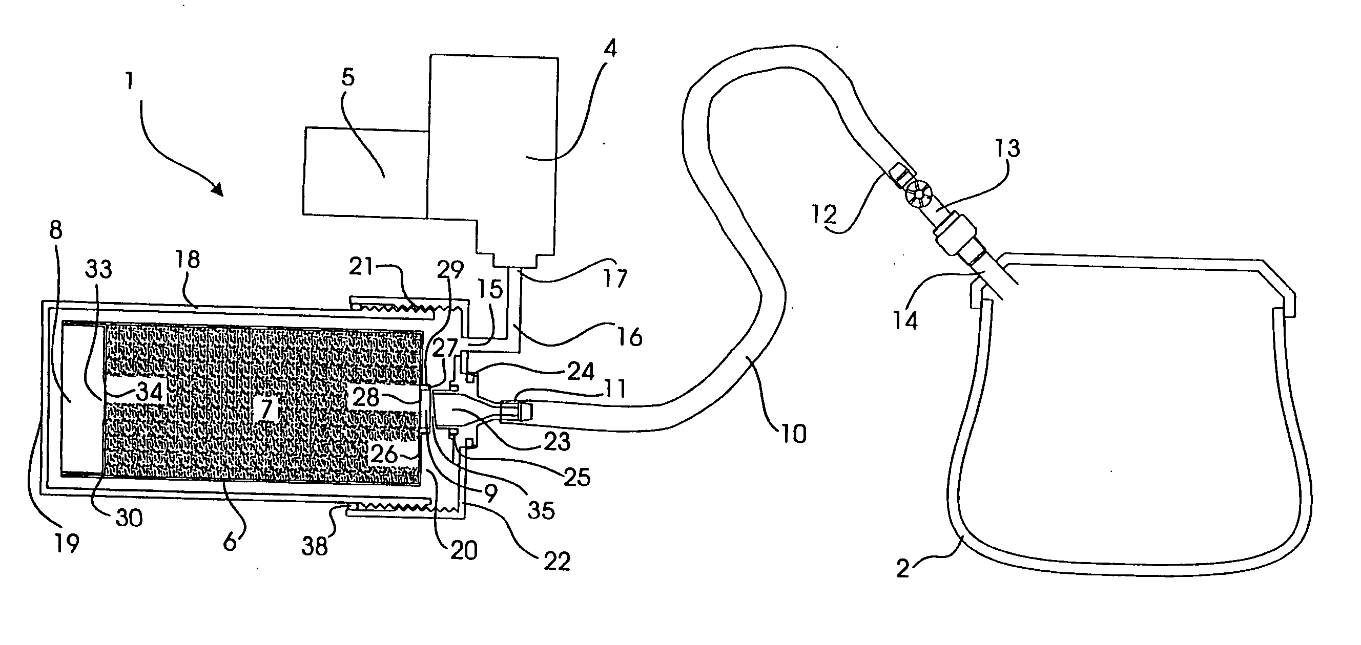 Device for sealing and inflating an inflatable object