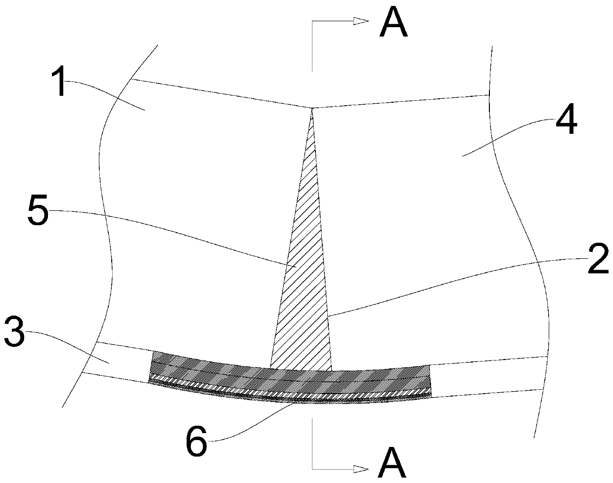 Method for repairing crack at jointing part of composite lightweight aggregate batten wall and a repairing layer thereof