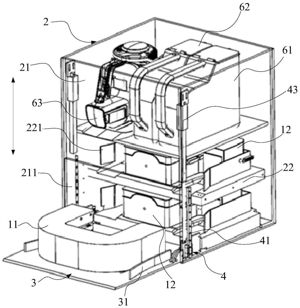 Sweeping robot management library and sweeping robot system