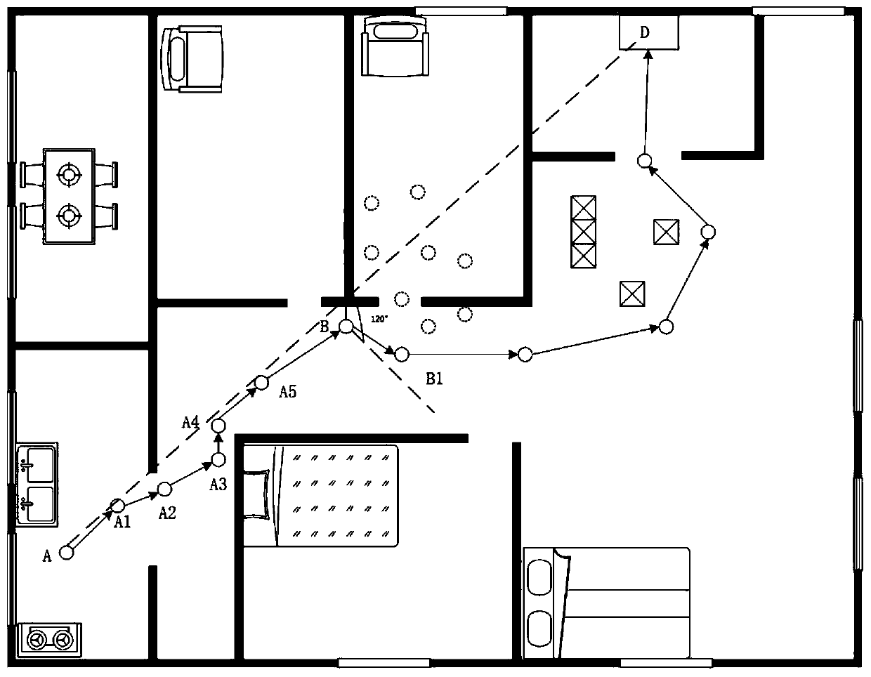 Route planning method and mobile robot