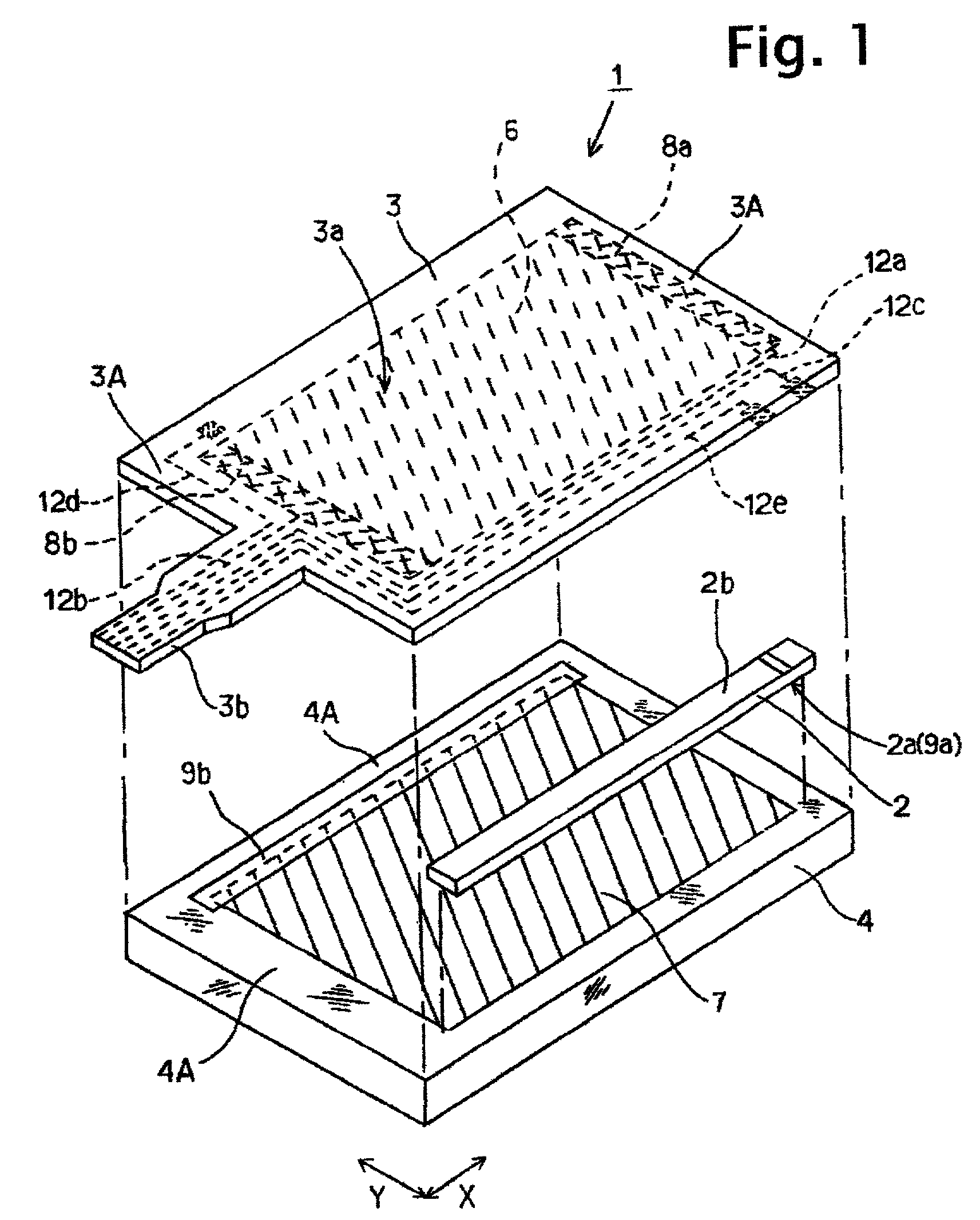 Touch panel input device