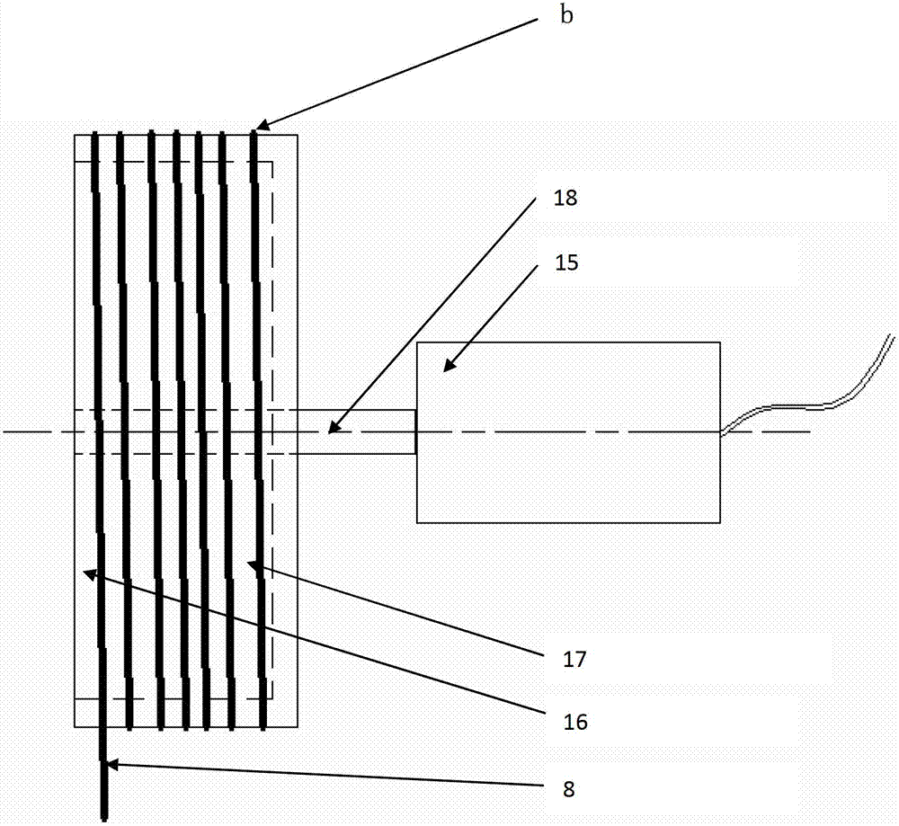 Angular-displacement underwater settlement gauge