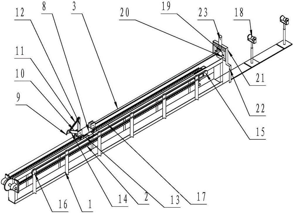 Device for removing burr in straight welded pipe