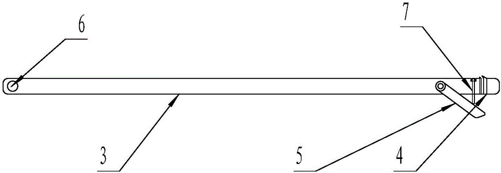 Device for removing burr in straight welded pipe