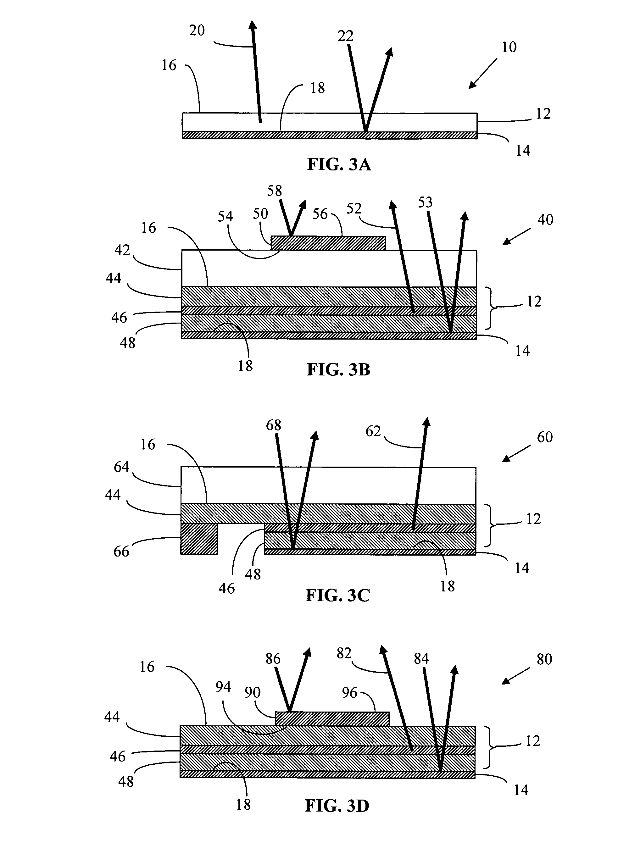 Light recycling illumination systems having restricted angular output