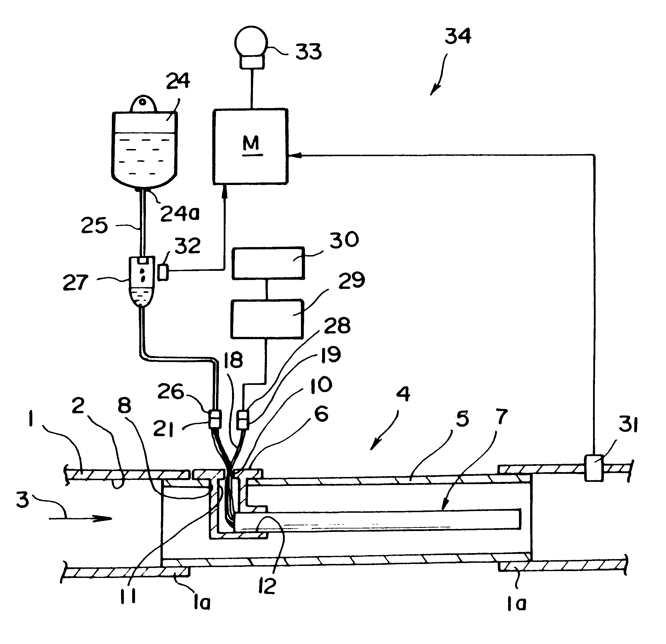 Unit for adjusting humidification