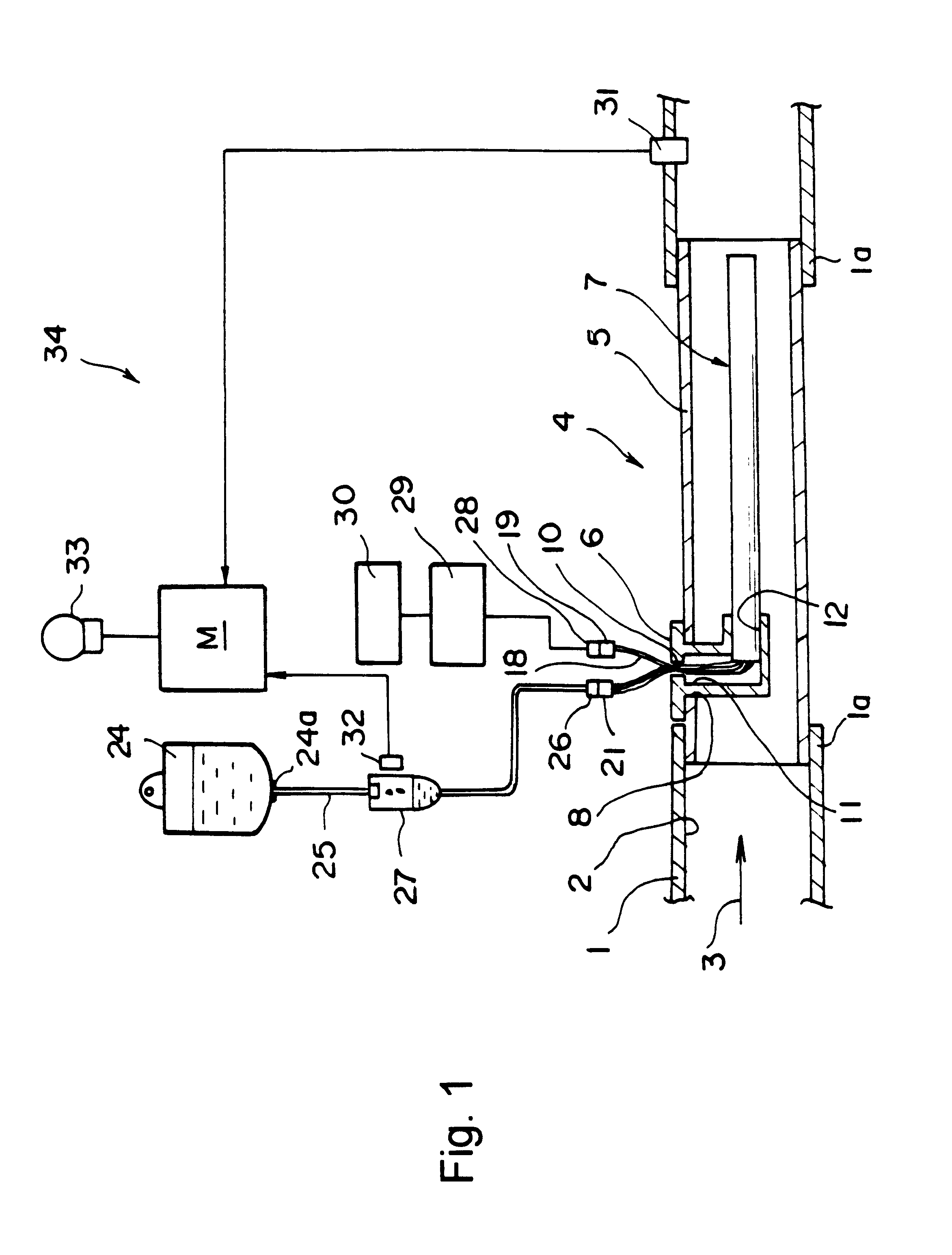 Unit for adjusting humidification