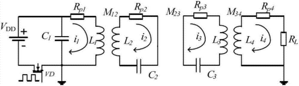 Energy supply system for multiple nodes of sensor