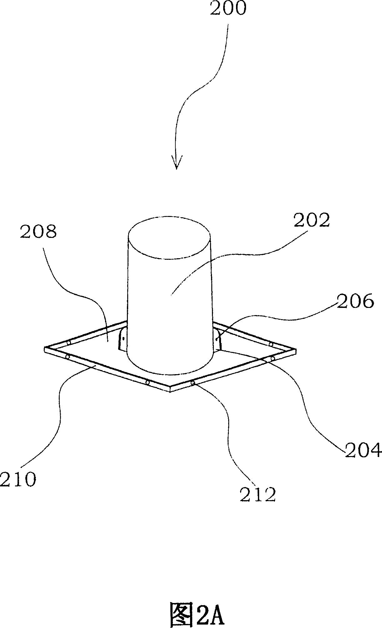 Disassembling-free lattice beam mould