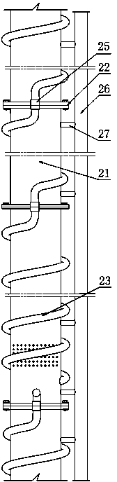 Deepwater mining annular pipeline lifting and conveying device