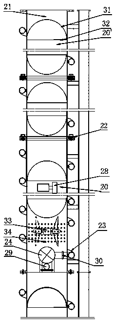 Deepwater mining annular pipeline lifting and conveying device