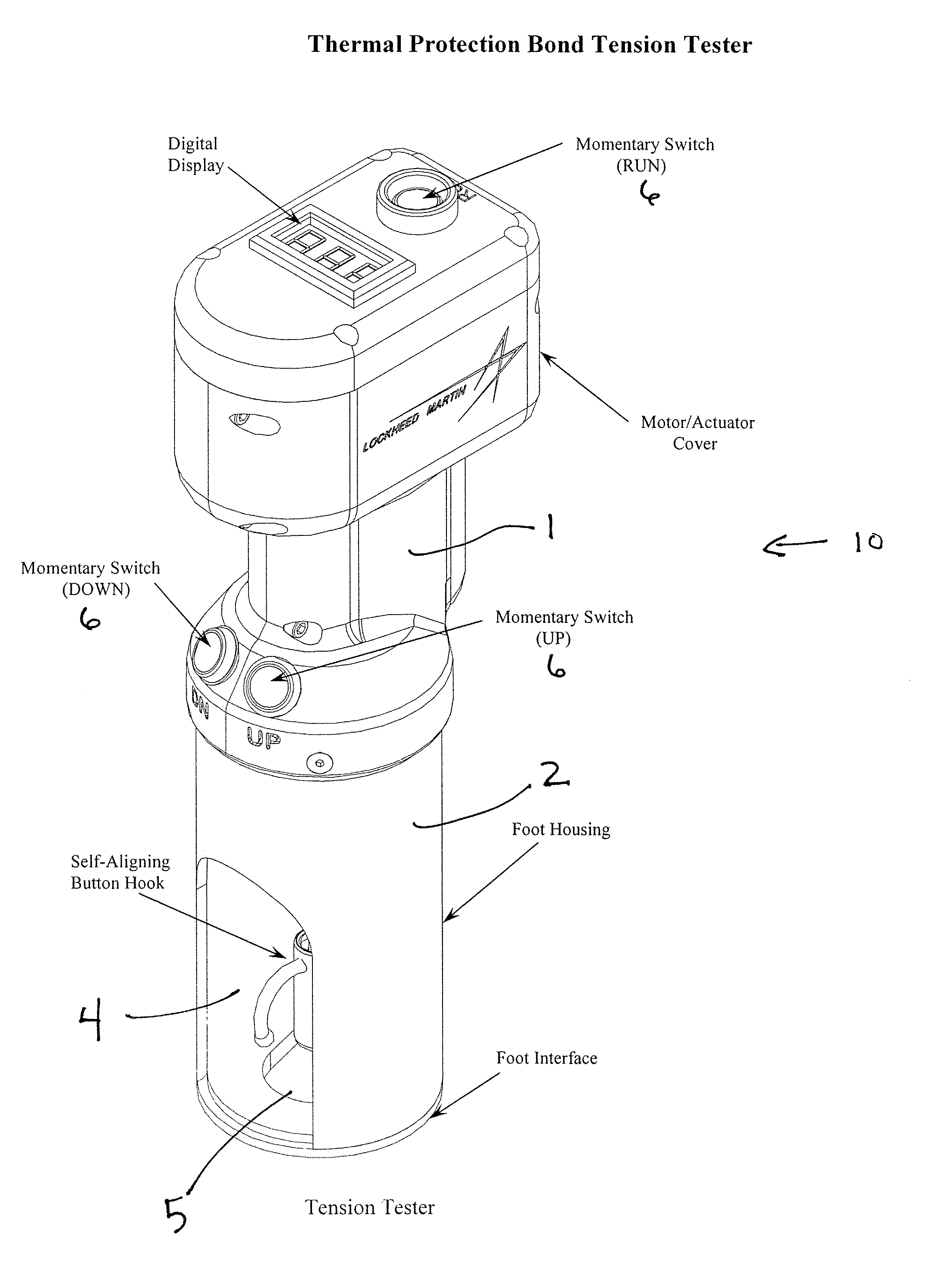 Adhesion testing device