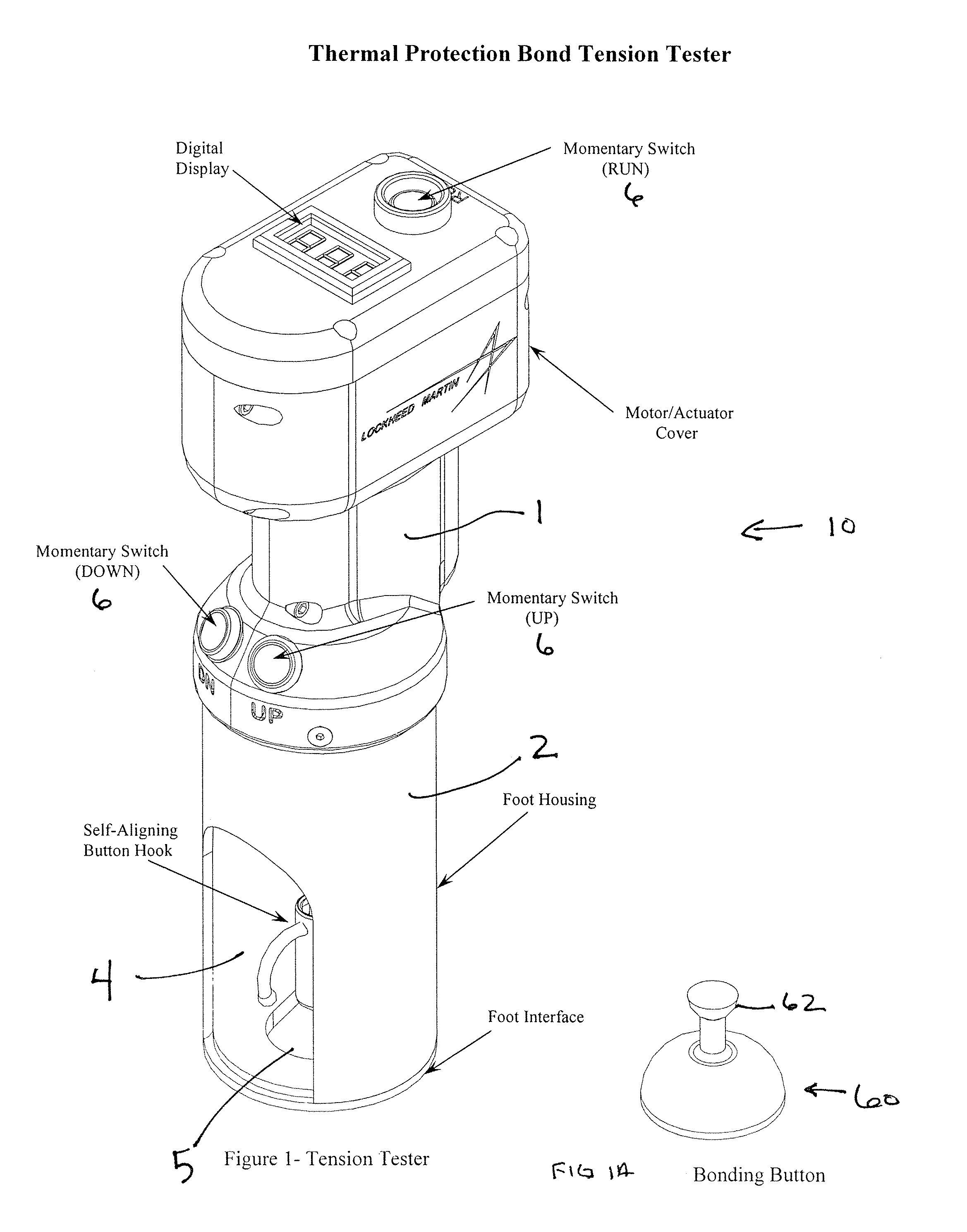 Adhesion testing device